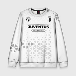 Свитшот детский Juventus Champions Униформа, цвет: 3D-белый