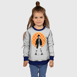 Свитшот детский Eleven Eggo, цвет: 3D-синий — фото 2