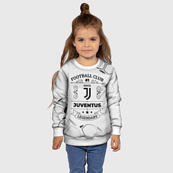 Свитшот детский Juventus Football Club Number 1 Legendary, цвет: 3D-белый — фото 2