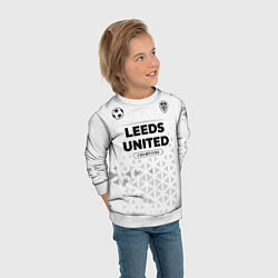 Свитшот детский Leeds United Champions Униформа, цвет: 3D-белый — фото 2