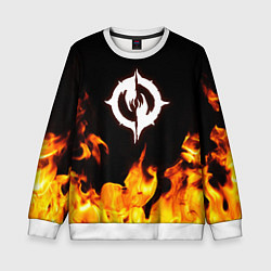 Детский свитшот Chaoseum Чаосеум Fire