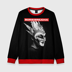 Свитшот детский Boris Brejcha в маске, цвет: 3D-красный
