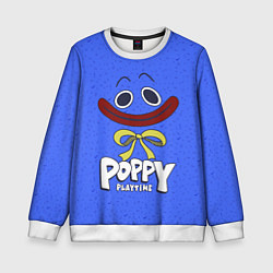 Свитшот детский Poppy Playtime Huggy Wuggy, цвет: 3D-белый