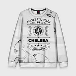 Свитшот детский Chelsea Football Club Number 1 Legendary, цвет: 3D-белый