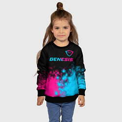 Свитшот детский Genesis Neon Gradient, цвет: 3D-черный — фото 2