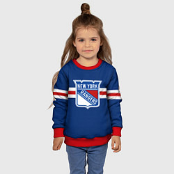 Свитшот детский Нью-Йорк Рейнджерс форма, цвет: 3D-красный — фото 2