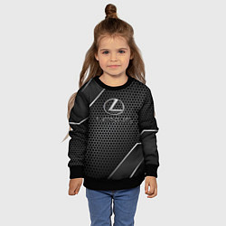 Свитшот детский Lexus Карбон, цвет: 3D-черный — фото 2