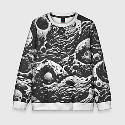 Детский свитшот Тёмный космический паттерн