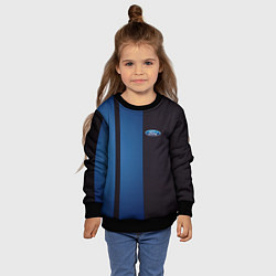 Свитшот детский Ford - три полосы, цвет: 3D-черный — фото 2