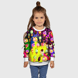 Свитшот детский Мороженки Вкуснятина, цвет: 3D-белый — фото 2