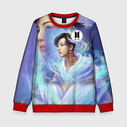 Свитшот детский BTS JK, цвет: 3D-красный