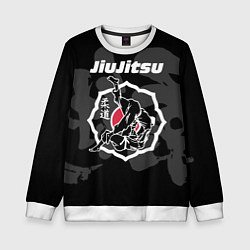 Детский свитшот Jiu-jitsu throw logo