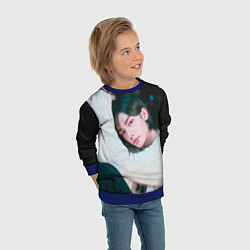 Свитшот детский Hyunjin Mixtape Oh, цвет: 3D-синий — фото 2