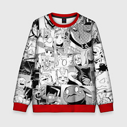 Свитшот детский Да я паук и что с того pattern, цвет: 3D-красный