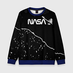 Свитшот детский Nasa - кометы, цвет: 3D-синий