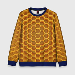 Детский свитшот Volumetric honeycombs