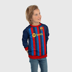 Свитшот детский Фати Барселона форма 20222023, цвет: 3D-красный — фото 2