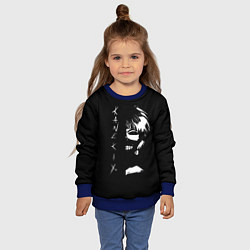 Свитшот детский Tokyo Ghoul Kaneki Ken - anime, цвет: 3D-синий — фото 2
