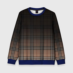 Детский свитшот Tartan gradient