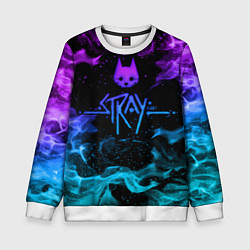 Свитшот детский Stray fire, цвет: 3D-белый