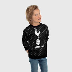 Свитшот детский Tottenham sport на темном фоне, цвет: 3D-черный — фото 2