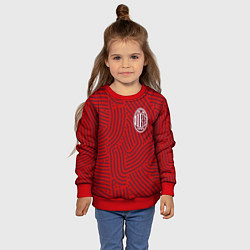 Свитшот детский AC Milan отпечатки, цвет: 3D-красный — фото 2