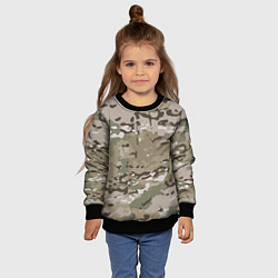 Свитшот детский Камуфляж Multicam, цвет: 3D-черный — фото 2