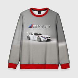 Свитшот детский BMW Z4 GT3 - Motorsport - racing team, цвет: 3D-красный