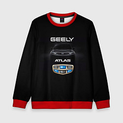 Свитшот детский Geely Атлас, цвет: 3D-красный