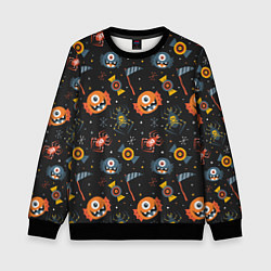 Свитшот детский HALLOWEEN ХЭЛЛУИН, цвет: 3D-черный