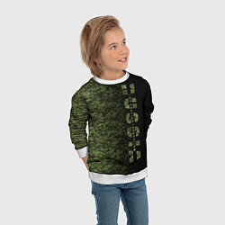 Свитшот детский Камуфляж Russian Federation, цвет: 3D-белый — фото 2