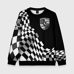 Детский свитшот Porsche racing flag