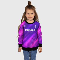 Свитшот детский Monaco legendary sport grunge, цвет: 3D-черный — фото 2