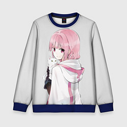 Свитшот детский Арт Ироха Тамаки - Записи о магии Девочка-волшебни, цвет: 3D-синий