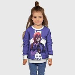 Свитшот детский Хёма Чигири, цвет: 3D-белый — фото 2