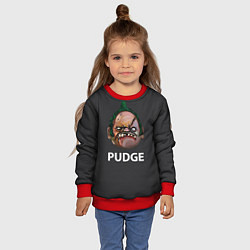 Свитшот детский Пудж дота 2, цвет: 3D-красный — фото 2
