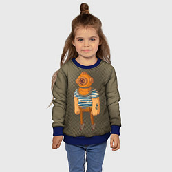 Свитшот детский Моряк-водолаз, цвет: 3D-синий — фото 2