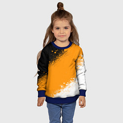 Свитшот детский Имперский флаг - триколор, цвет: 3D-синий — фото 2