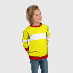 Свитшот детский Куртка Дэвида Мартинеса - Cyberpunk, цвет: 3D-красный — фото 2