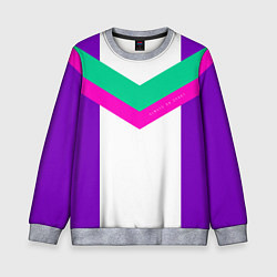 Свитшот детский Always in sports сиреневый, цвет: 3D-меланж