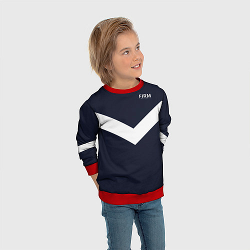 Детский свитшот Always in sports - FIRM / 3D-Красный – фото 3