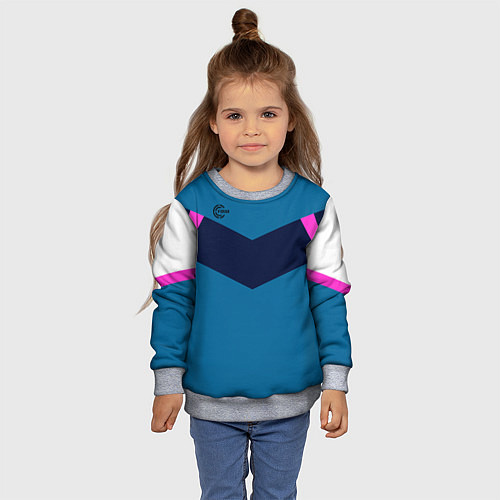 Детский свитшот FIRM в стиле 90х / 3D-Меланж – фото 4