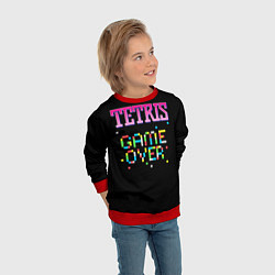 Свитшот детский Tetris - Game Over, цвет: 3D-красный — фото 2