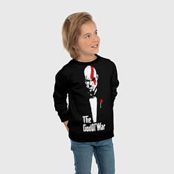 Свитшот детский God of war - Кратос отец войны, цвет: 3D-черный — фото 2