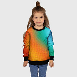 Свитшот детский Полутоновый градиент - текстура, цвет: 3D-черный — фото 2
