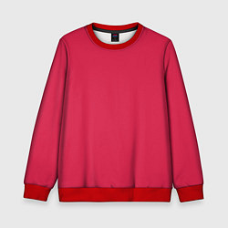 Свитшот детский Viva magenta pantone textile cotton, цвет: 3D-красный