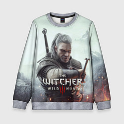 Детский свитшот Ведьмак 3 дикая охота