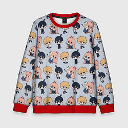 Детский свитшот Узор из Аки Дэндзи Пауэр