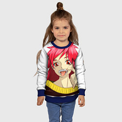 Свитшот детский Animegirl, цвет: 3D-синий — фото 2