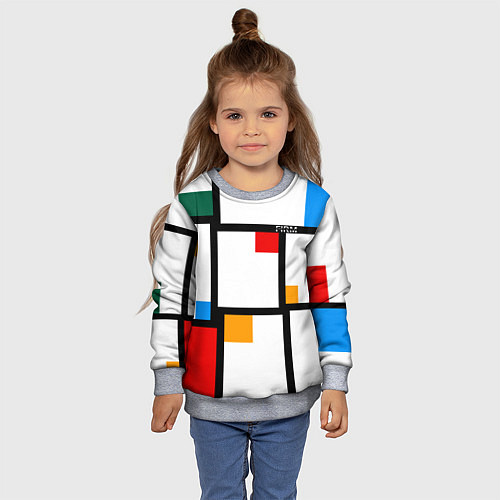 Детский свитшот Как свитер из 80х FIRM / 3D-Меланж – фото 4